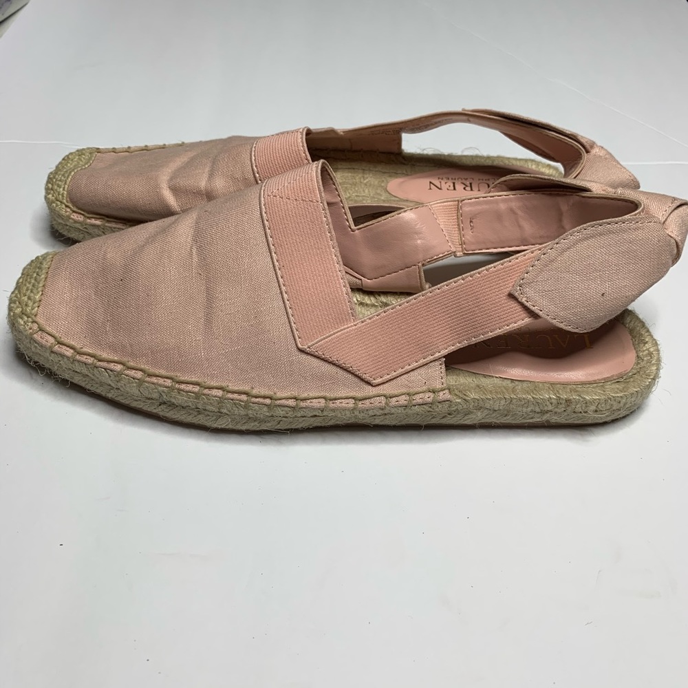 Lauren Ralph Lauren Pink Espadrille Size 8